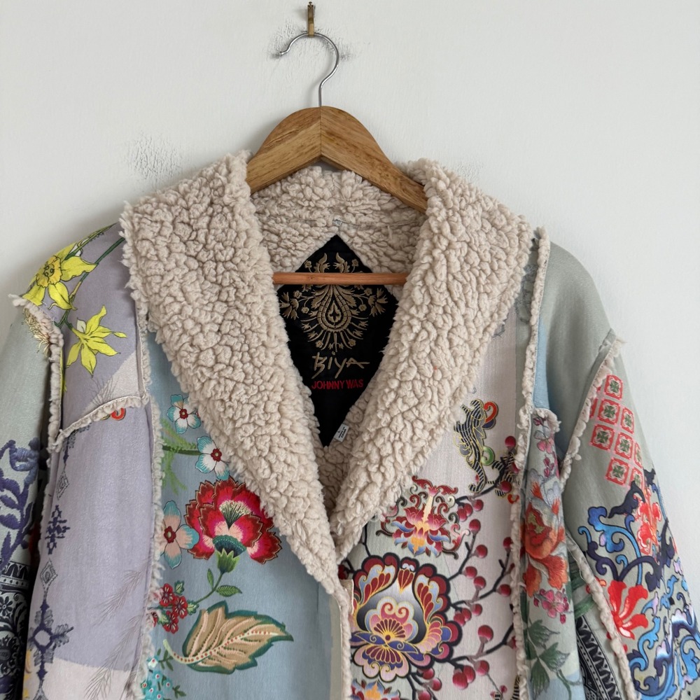 Johnny Was Gigianna Suede Jacket Size Large - Picture 2 of 14